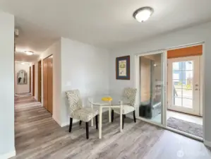 Sunroom side entrance