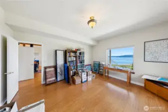 Views!  There is a lower-level deck, stone seating area and a Hot Tub for you to relax and enjoy!