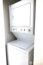 Your own washer and dryer for all your laundry needs.