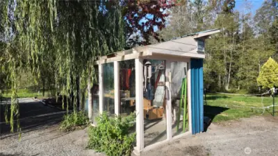 Green house shed.