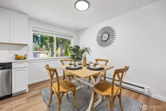 Spacious dining area that flows seamlessly with the main living spaces.