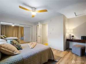 There is also an office nook in the primary bedroom