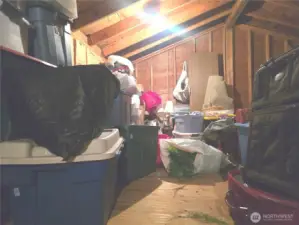 Attic Storage Space