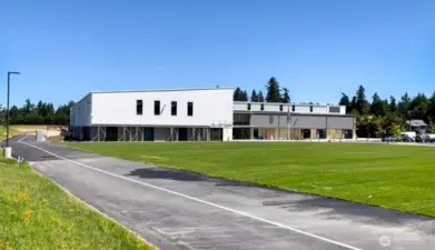 New Rec Center and paved Cushman Trail