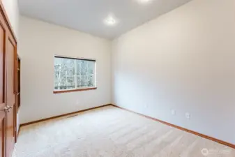 Secondary bedroom on the main floor