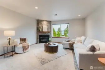 Extra space and another gas fireplace