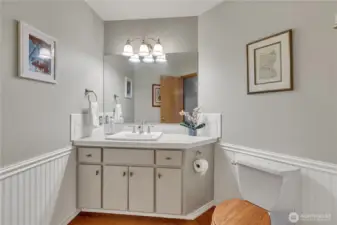 Main floor guest bathroom