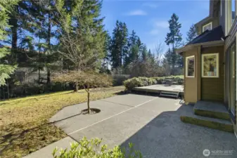 Additional outdoor living space on this expansive patio for summer entertaining.