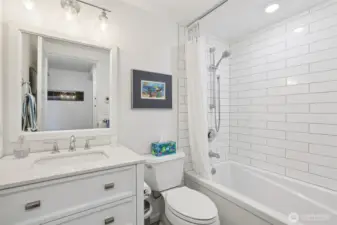 full bath on lower level