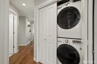 Laundry located upstairs.