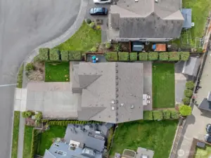 Aerial photo of the property.