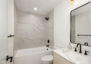 First floor full bath