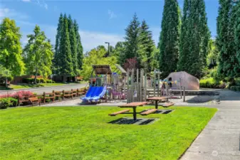 Community park and lots of trails for hiking and bike riding.