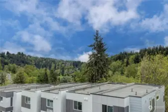 View from neighboring unit - lot 24