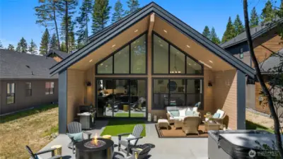 Back of home view