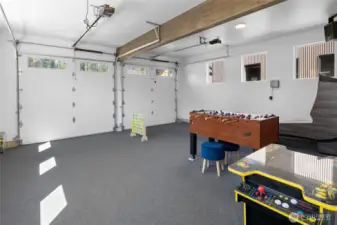 Two car garage