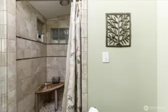 Main level 3/4 bath shower