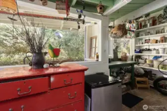 Mudroom, Costco pantry, garden room...