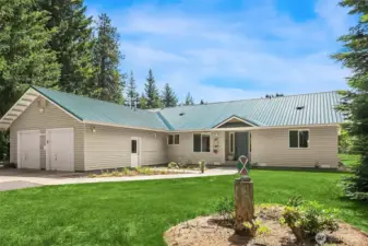 Fabulous ranch rambler nestled on a full, flat acre with ample room for all your gardening delight! Forced air furnace with newer ducting and air conditioning for year around comfort.