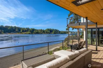 Views, views, and more views from the lower level decks.