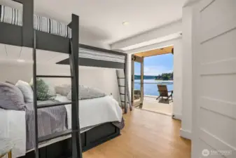 3rd bedroom is a bunkhouse!