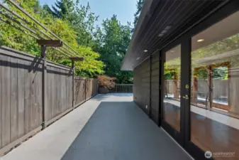 Wrap around deck