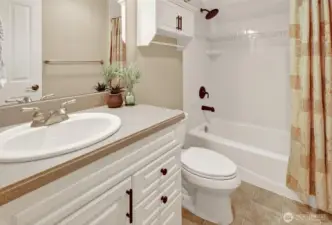 Full bathroom, upper level