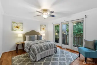 Additional main-level bedrooms with flexible layout, perfect for guests, home office, or growing households in Lake Forest Park.