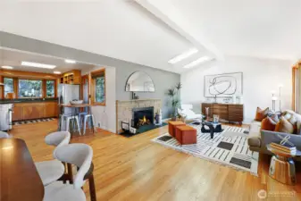 Open floor plan perfect for entertaining