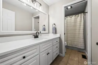 Guest bathroom on main floor