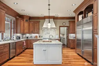 A delightful space for multiple chefs.