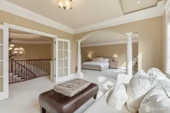 Primary bedroom sitting room.