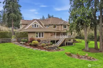 Beautiful, private property with sunny west facing backyard.