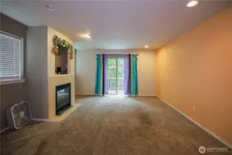 Very large living area open to the rest of the home.