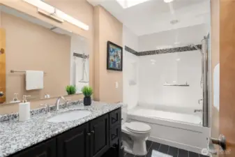 Updated full bathroom on main level