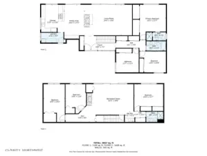 Floor plan, doesn't show the huge storage area for workout and gear storage