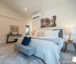 Master bedroom on top floor.