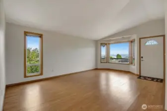 Living room at the front of the house