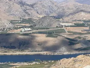Over see the Chelan Airport from this amazing off grid property.