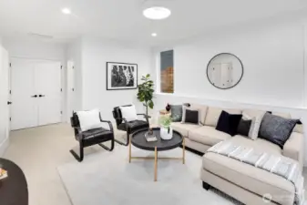 Entry level bedroom or flex space.