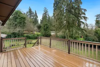 Large deck off bonus room