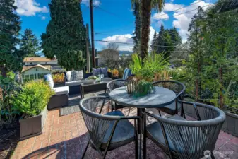 Meandering paths and multiple view patios to enjoy the outdoors and views.