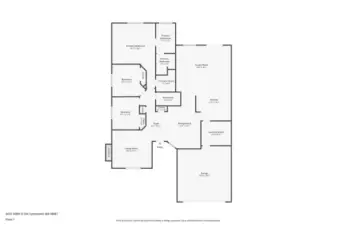 Floor plan - measurements are estimates