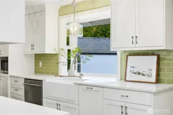 Warm and inviting kitchen with lovely touches