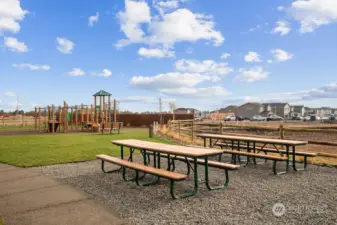 Paved walking trails around the community.