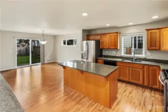 Perfect kitchen to entertain with the open concept