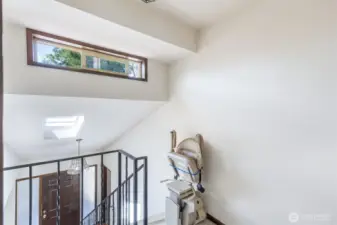 Loft at top of stairs