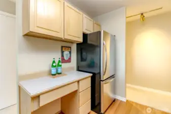Built in desk