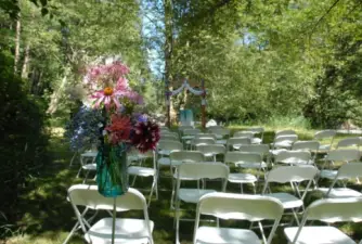Another outdoor wedding