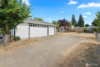 Large .32 Acre lot with ample space for parking your RV's and extra vehicles.